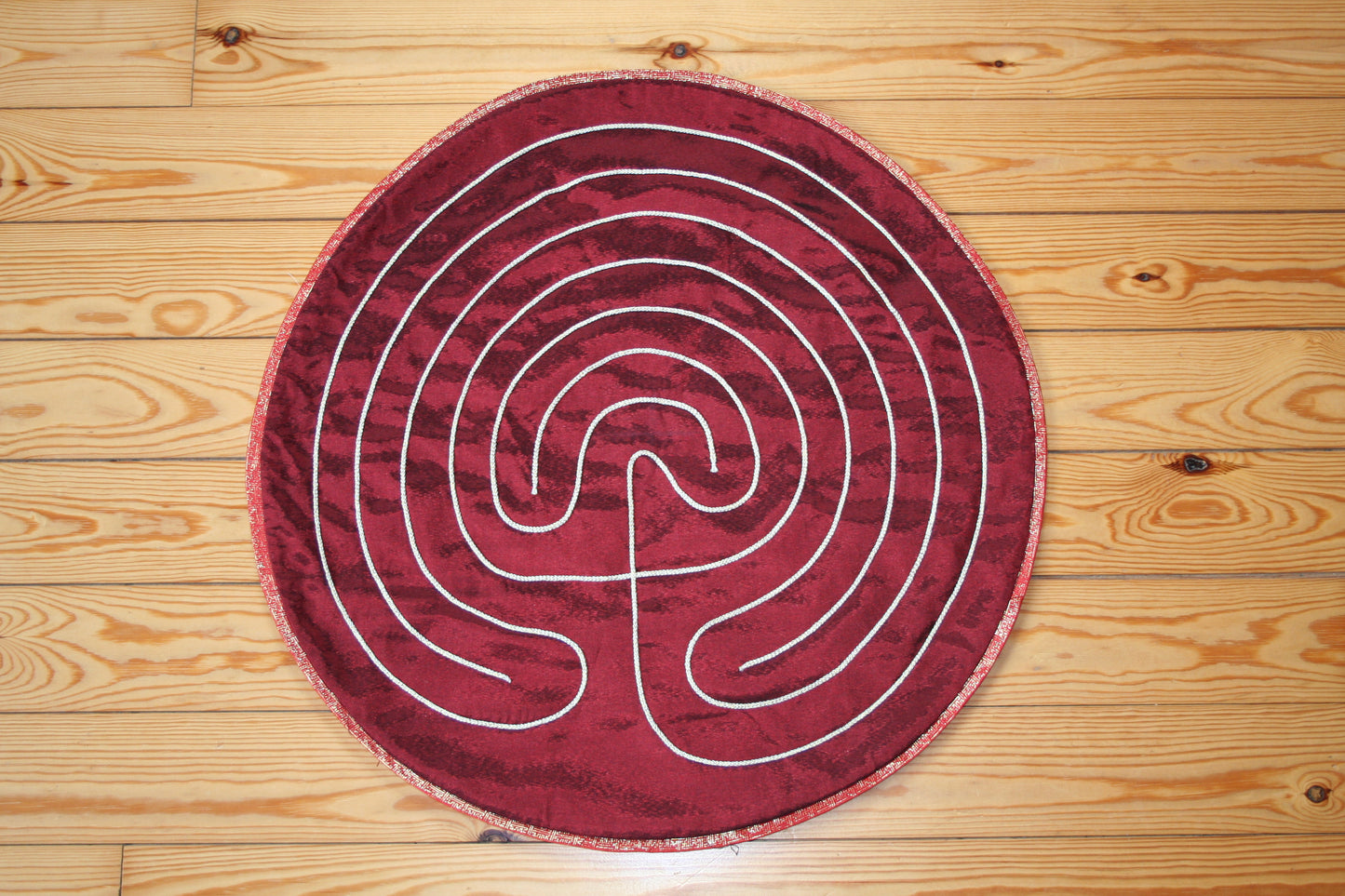 Hand-stitched Labyrinth cloths