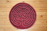 Hand-stitched Labyrinth cloths