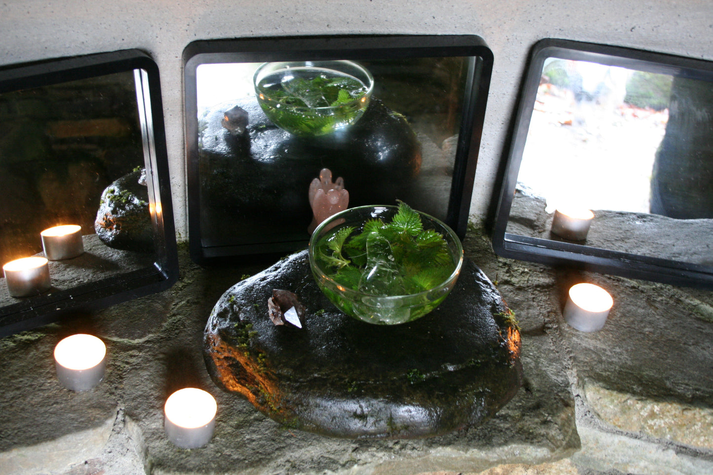 Nettle with Clear Quartz & Emerald